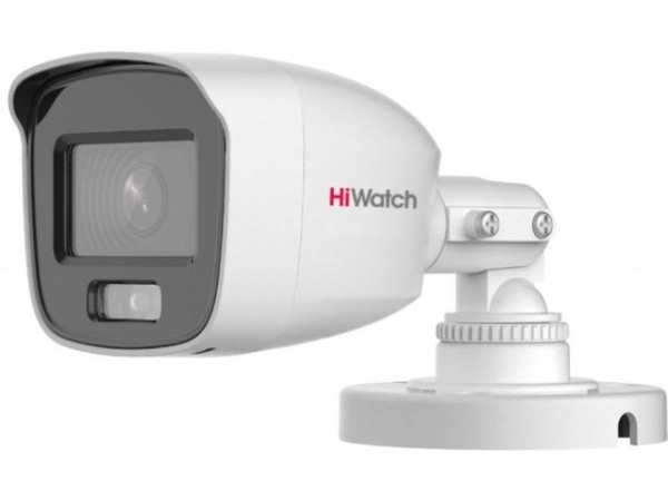  Камера-HD-TVI DS-T200L (6мм) 2Мп уличная цилиндрическая с LED-подсветкой до 20м и технологией ColorVu HiWatch 00-00003882 