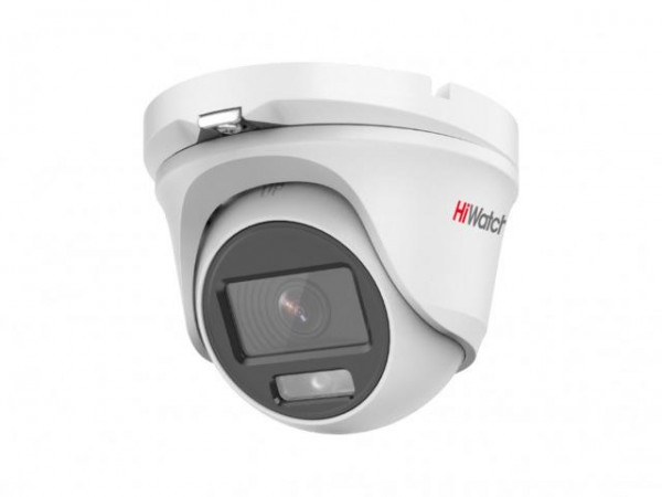  Камера-HD-TVI DS-T203L (6мм) 2Мп уличная купольная с LED-подсветкой до 20м и технологией ColorVu HiWatch 00-00003888 