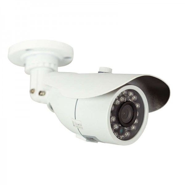  Видеокамера уличная AHD 1Мп (720р) 1/4дюйма Aptina CMOS (AR0141) ИК подсв. 20м F=3.6мм; 0.001 люкс; 500мА; DC 12В; 3DNR; BLC/АРУ/AGC; IP-66; 45-0132 