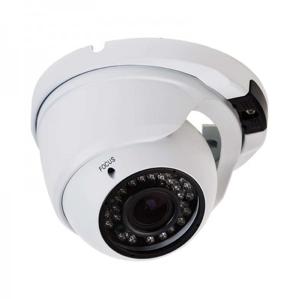  Камера IP купольная уличная 2.1Мп FullHD (1080P) объектив 2.8-12мм ИК до 30м PoE+звук REXANT 45-0271 