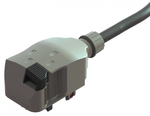  Блок отводной с выбором фазы с предохранителем с кабелем H05Z1Z1F N/L+L4/L5 6.3А DKC LTN70APS08AA000 
