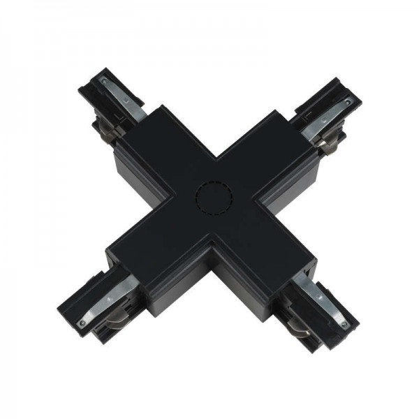  Соединитель для шинопроводов UBX-A41 BLACK 1 POLYBAG Х-образный черн. полиэтил. пакет Uniel 09748 