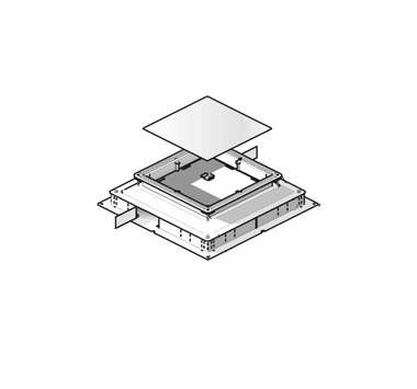 Коробка напольная для бетона 48х257 "V" PANDORAV48.257 
