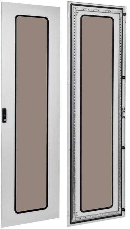  Дверь металлическая со стеклом 2000х800 FORMAT ИЭК YKM40D-FO-DG-200-080 