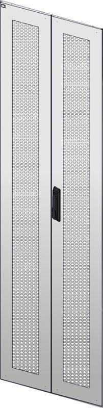  Дверь перфорированная двустворч. для шкафа LINEA N 28U 600мм сер. ITK LN35-28U6X-D2P 
