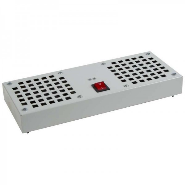  Модуль вентиляторный потолочный с 2-мя вентиляторами без термостата для настенных шкафов Rexant 04-2606 
