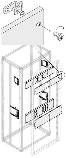  Комплект T5 3P выкат. мотор. 400А W400мм ABB 1STQ008408A0000 