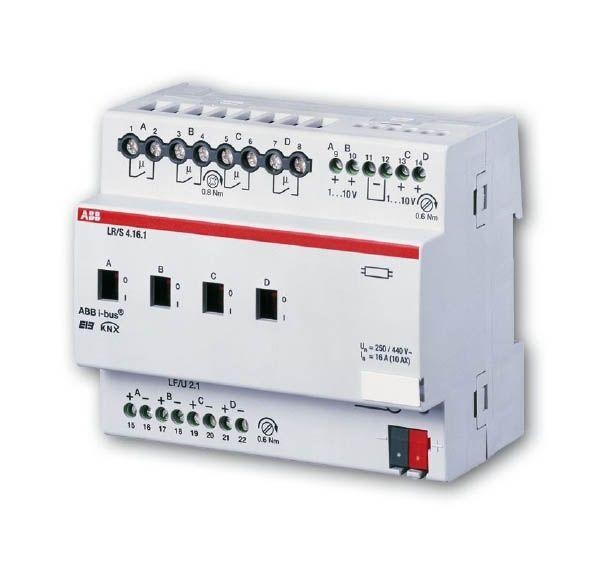  Светорегулятор 4-кан. LR/S 4.16.1 для ЭПРА 1-10B 16А MDRC ABB 2CDG110088R0011 