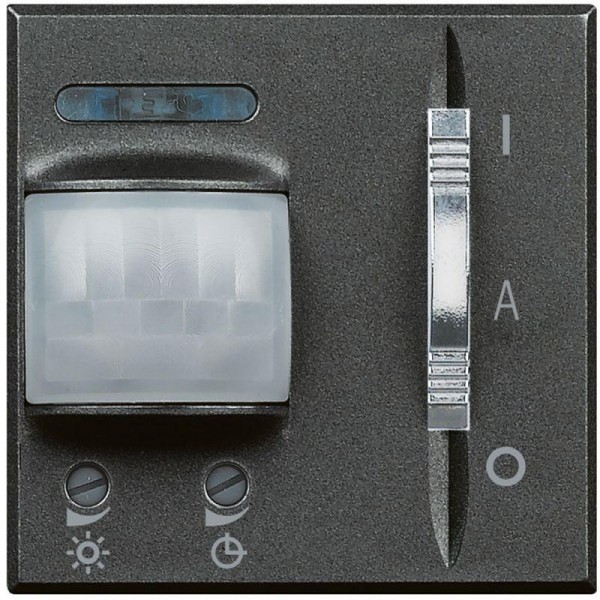  Выключатель с пассивным ИК-датчиком движения время выключения от 30с до 10мин 2мод. Axolute антрацит Leg BTC HS4432 