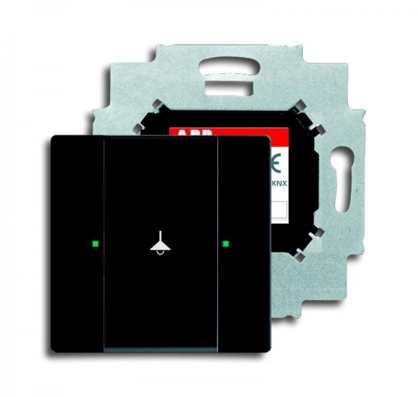  Сенсор 1-кл. 6125/01-885-500 с коплером в комплекте черн. бархат ABB 2CKA006115A0215 
