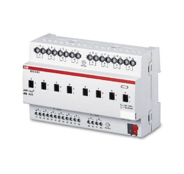  Светорегулятор для ЭПРА 1-10В 8-кан. SD/S 8.16.1 16А MDRC ABB 2CDG110081R0011 