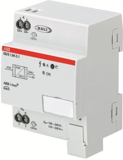  Контроллер освещения DG/S1.64.5.1 DALI 1 канал ABB 2CDG110273R0011 