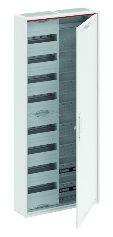  Шкаф 96М навесной с медиапанелями IP30 1250х550х160 с расстоянием между DIN-рейками 125мм и самозажимными клеммами N/PE и дверью с вент. отверстиями CA28VML ABB 2CPX052215R9999 