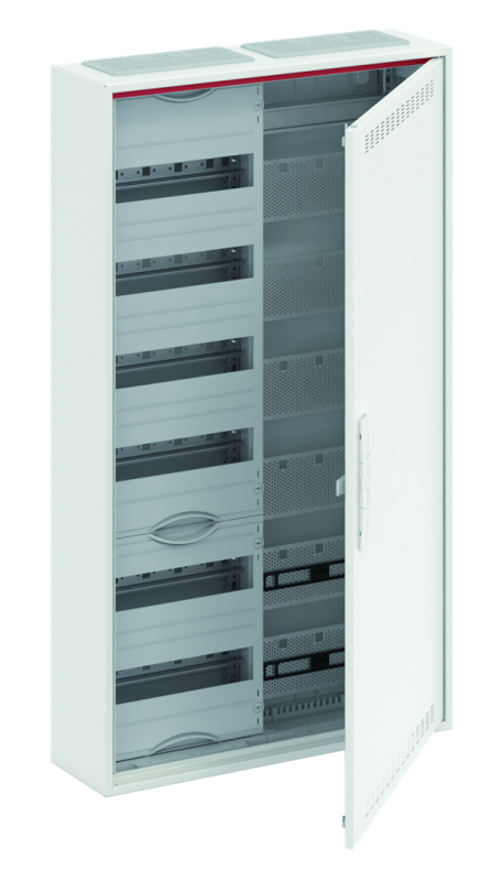  Шкаф 72М навесной с медиапанелями IP30 950х550х160 с расстоянием между DIN-рейками 125мм и самозажимными клеммами N/PE и дверью с вент. отверстиями CA26VML ABB 2CPX052213R9999 