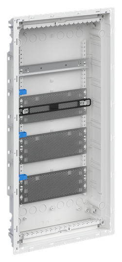  Шкаф мультимедийный с дверью с вентиляционными отверстиями и DIN-рейкой 2 ряда без розетки ABB 2CPX031454R9999 