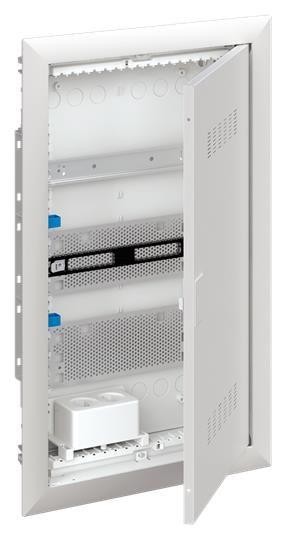  Шкаф мультимедийный с дверью с вентиляционными отверстиями и DIN-рейкой UK630MV (3 ряда) ABB 2CPX031391R9999 
