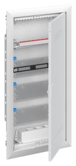  Шкаф мультимедийный с дверью с радиопрозрачной вставкой UK648MW (4 ряда) ABB 2CPX031388R9999 