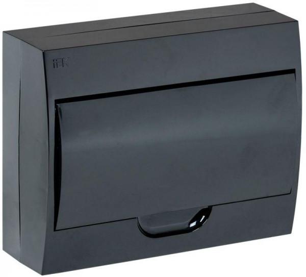  Корпус модульный пластиковый ЩРН-П-12 IP41 навесной черн. черн. дверь IEK MKP13-N-12-41-K02 