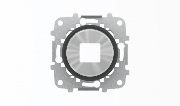  Накладка для механизмов зарядного устройства USB арт.8185 SKY Moon кольцо черн. стекло ABB 2CLA868500A1501 