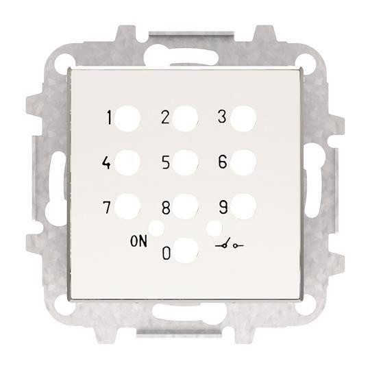  Накладка для механизма электрон. выкл. с кодовой клавиатурой 8153.5 SKY альп. бел. ABB 2CLA855350A1101 