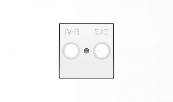  Накладка для TV-R-SAT розетки SKY альп. бел. ABB 2CLA855010A1101 