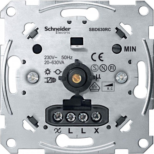  Механизм светорегулятора СП поворотный Merten емк. нагр. 630Вт SchE MTN5137-0000 