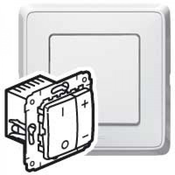  Механизм светорегулятора СП 500Вт CARIVA бел. Leg 773615 
