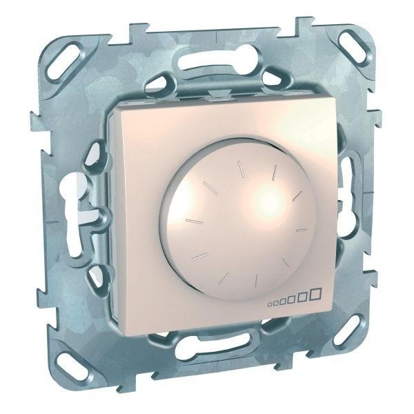  Механизм светорегулятора СП Unica 40-400Вт поворотный переключатель беж. SchE MGU5.511.25ZD 
