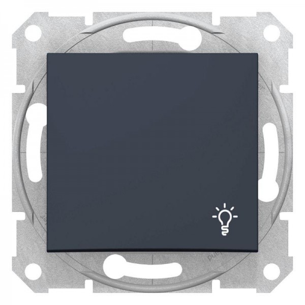  Кнопка выключателя "Свет" СП Sedna графит SchE SDN0900170 