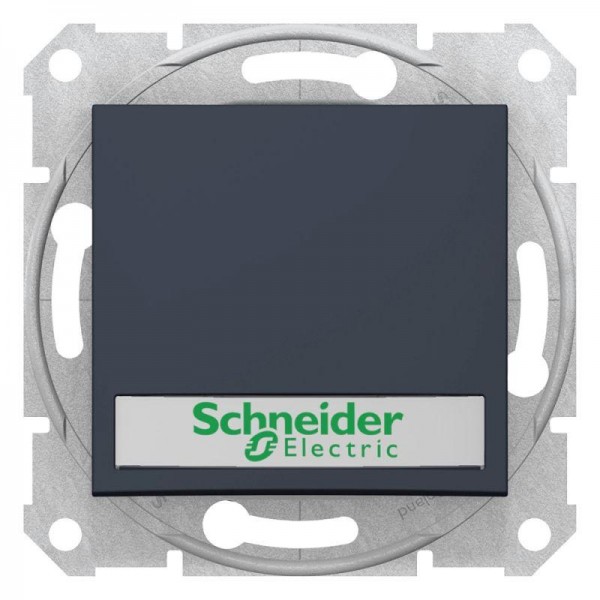 Кнопка выключателя СП Sedna с надп. подсвет. графит SchE SDN1600370 