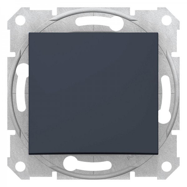  Кнопка выключателя СП Sedna графит SchE SDN0700170 