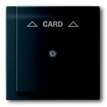  Плата центральная (накладка) для механизма карточного выкл. 2025 U impuls черн. бархат ABB 2CKA001753A0159 