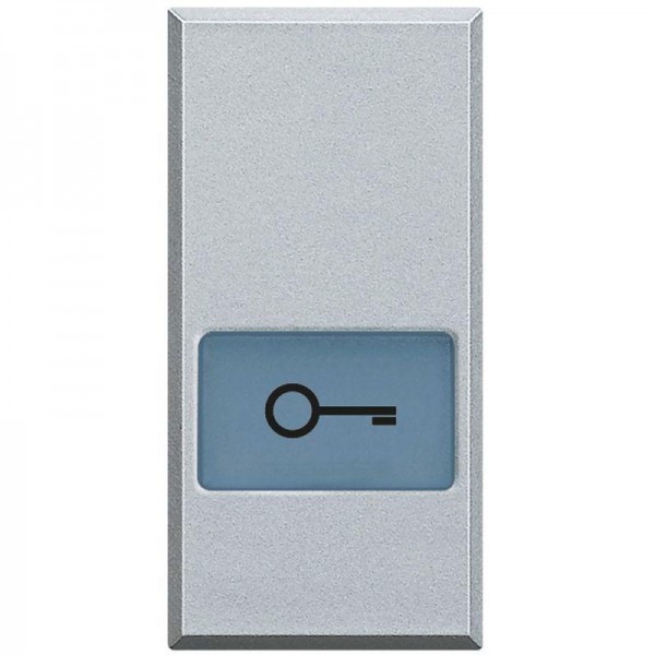  Клавиша с подсвеч. символами для выкл. в дизайне AXIAL 1мод. "ключ" Axolute алюм. Leg BTC HC4921LF 