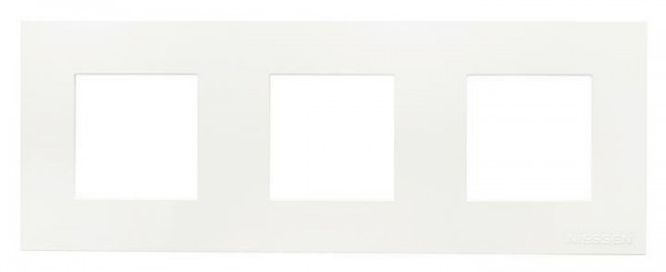  Рамка 3-м Zenit базовая с суппортом бел. ABB 2CLA227310N1101 