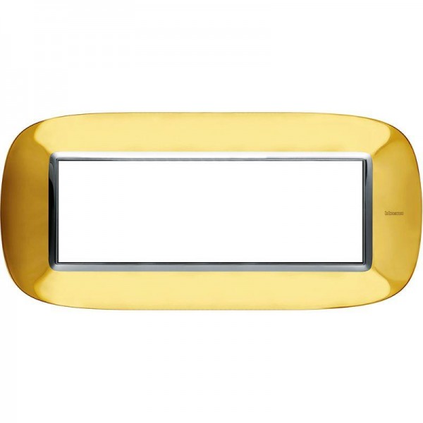  Рамка 6мод. Axolute овальная глянцевая золото Leg BTC HB4806OR 