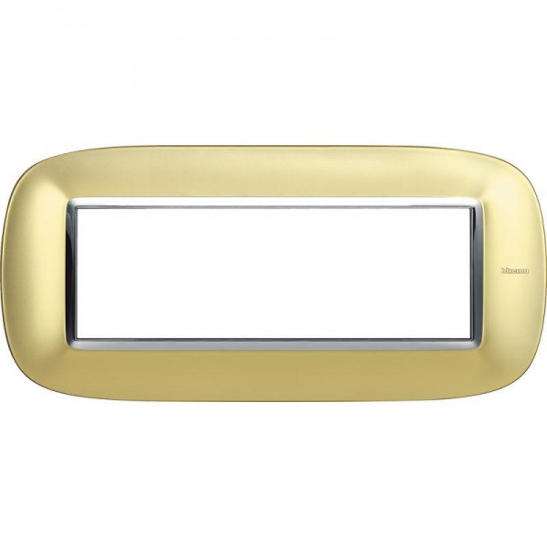  Рамка 6мод. Axolute овальная матовое золото Leg BTC HB4806OSN 