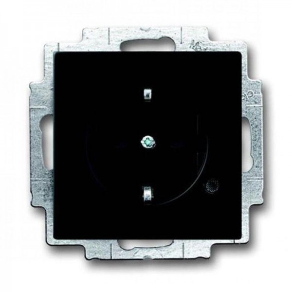 Розетка Schuko Future с индикацией LED черн. бархат ABB 2CKA002013A5330 