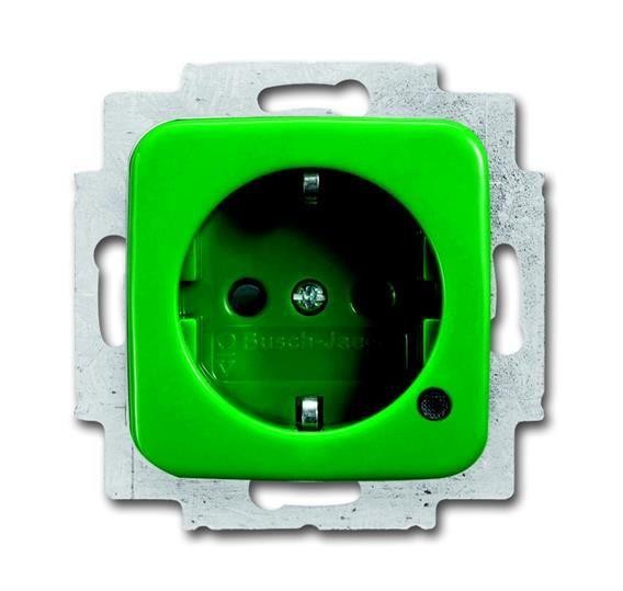  Розетка Schuko Duro с индикацией LED зел. ABB 2CKA002013A5282 