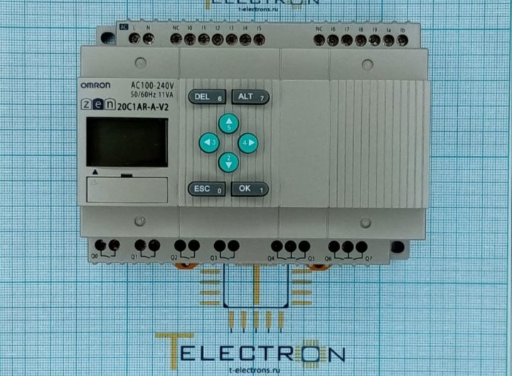 Программируемое реле. Реле программируемое Zen-20c1ar-a-v2. Omron 20 c1ar-a-v2. Программируемое реле Omron. Omron Programmable relay Zen cif01.